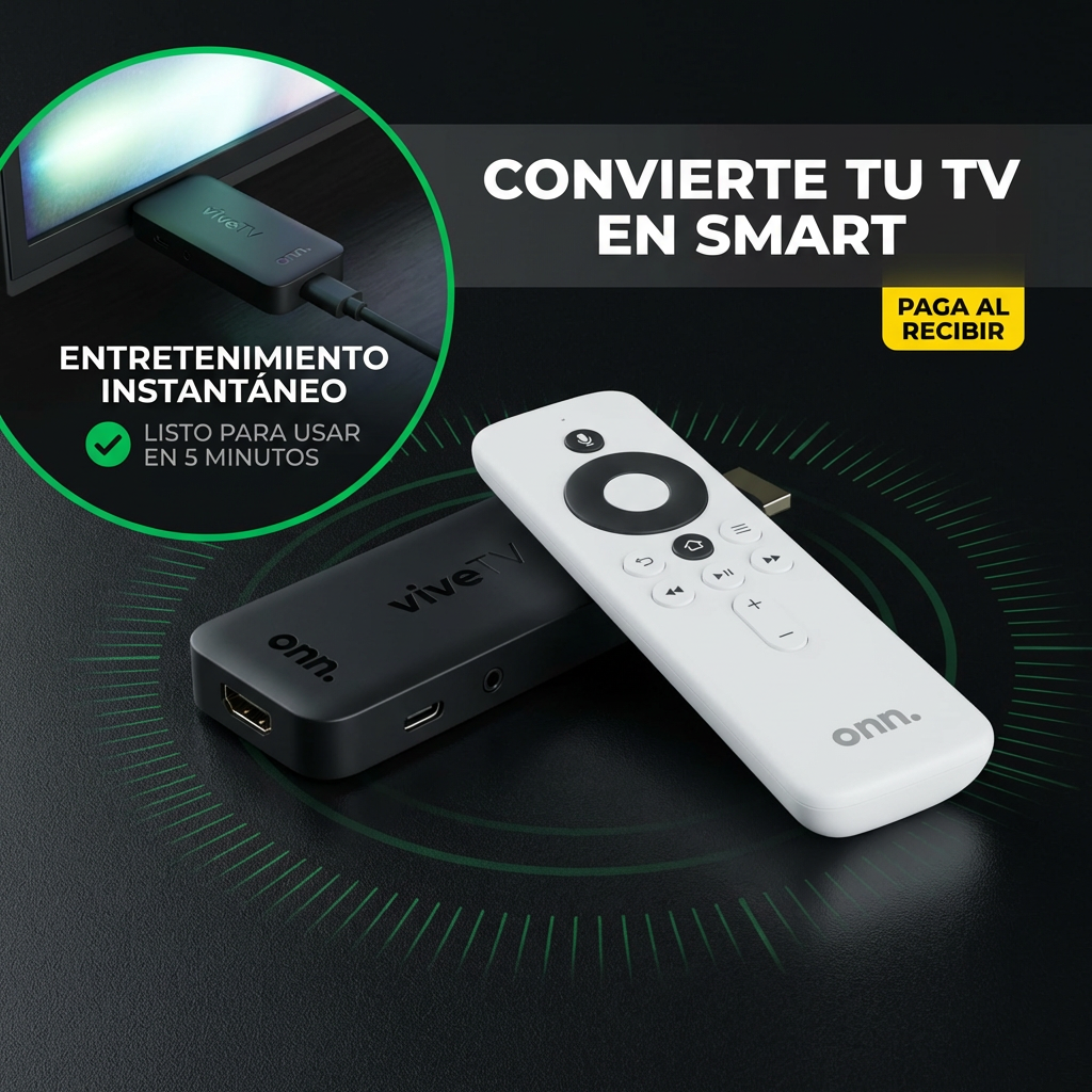 Tv Stick Stream One Tech - Activa tu televisor inteligente en segundos